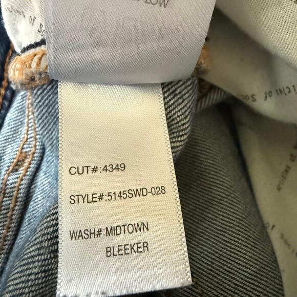 Articles of Society Village Straight Leg Jeans SZ 32 Casual Classic Preppy Boho - Picture 10 of 12